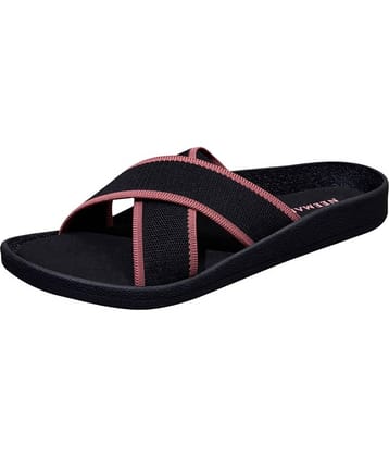 Neemans Knit Sandals Black Women's Open Toe Flats