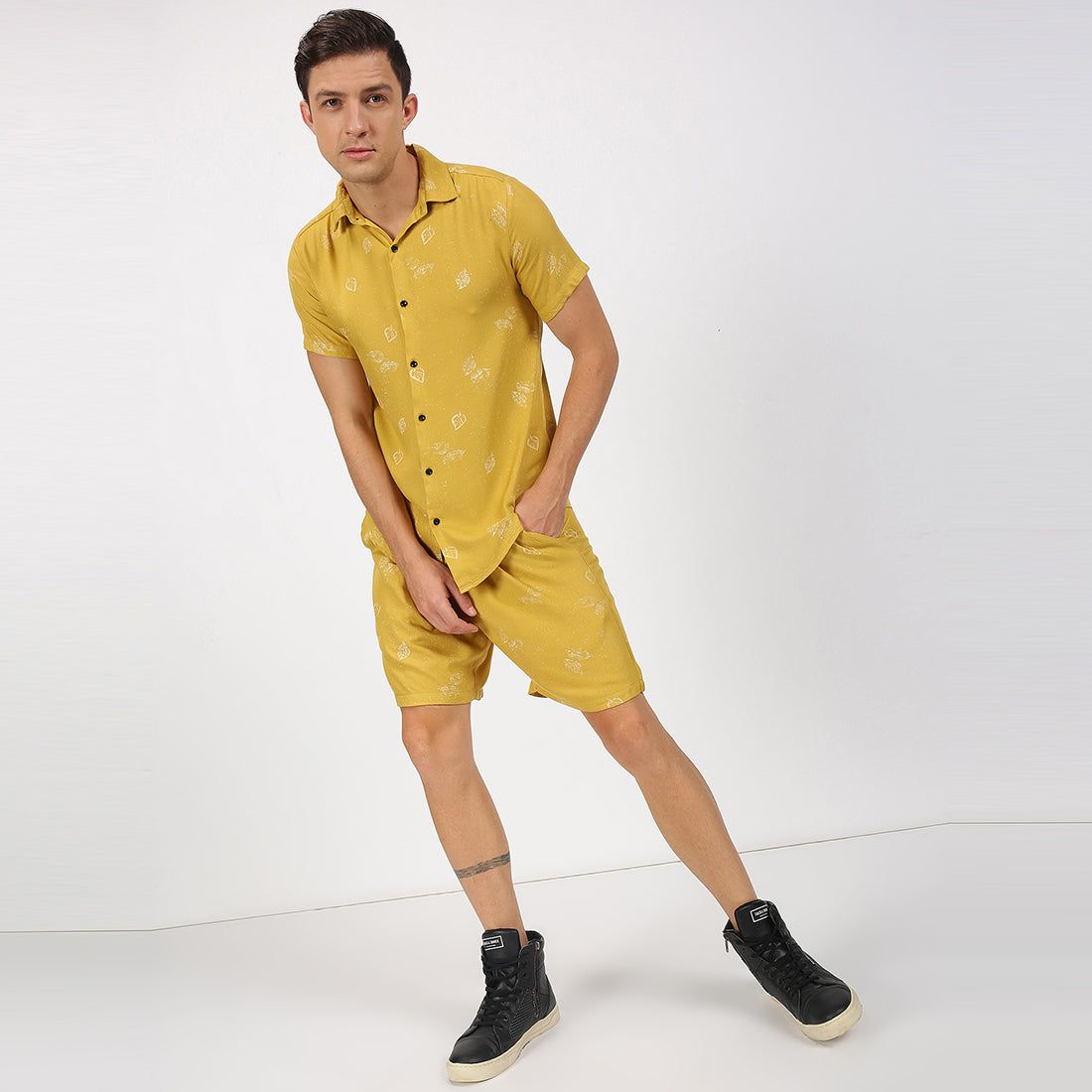 The Co-ords <br> in Safari Yellow-M