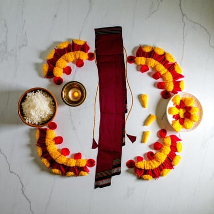 Gudhi Vastra (1 Unit )(10cm*75cm) Gudhi Vastra (1 Unit )(10cm*75cm)