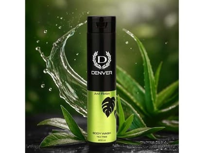 Denver Just Relax Tea Tree Body Wash Enriched with Tea Tree Extracts - Best Body Wash Cleanser for Men - 200ml