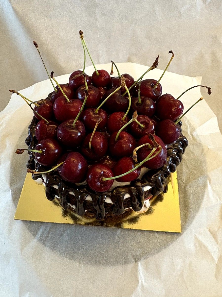 Kadhali Gluten-Free Black Forest Cake (500g) | Quinoa & Vegan Cream | Celebration Cake