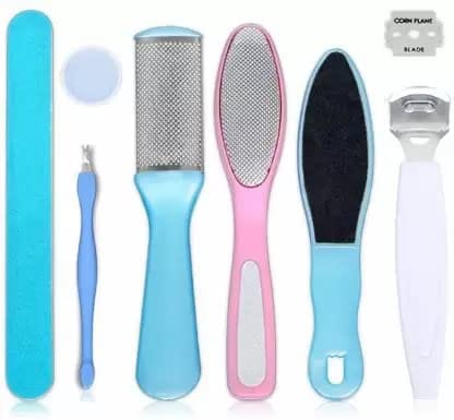 Elecsera Foot Scrubber for Dead Skin, Foot Scraper, Foot File, Filer for Nail Repair Tool - Body Care - Loofah and Other Tools | Buy online on ZillyBuy