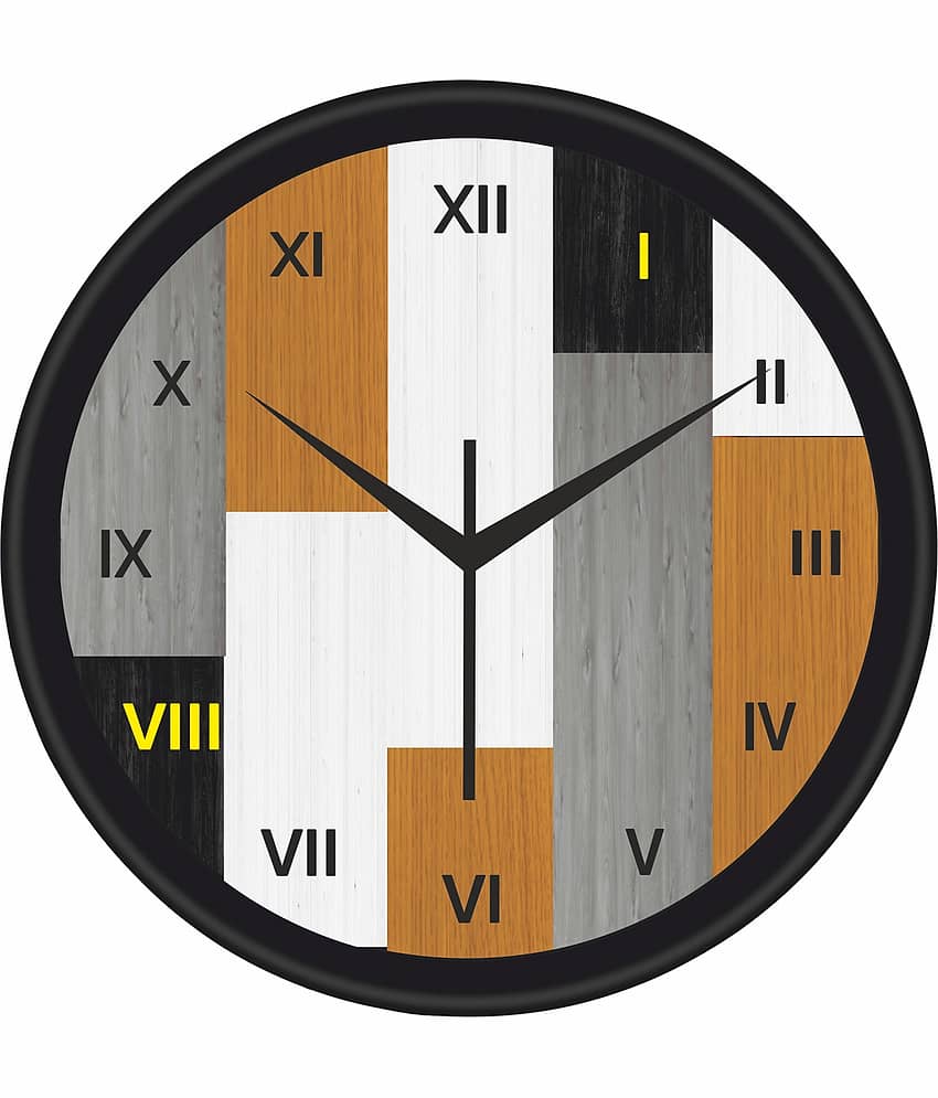 Trendy Homes Circular Analog Wall Clock