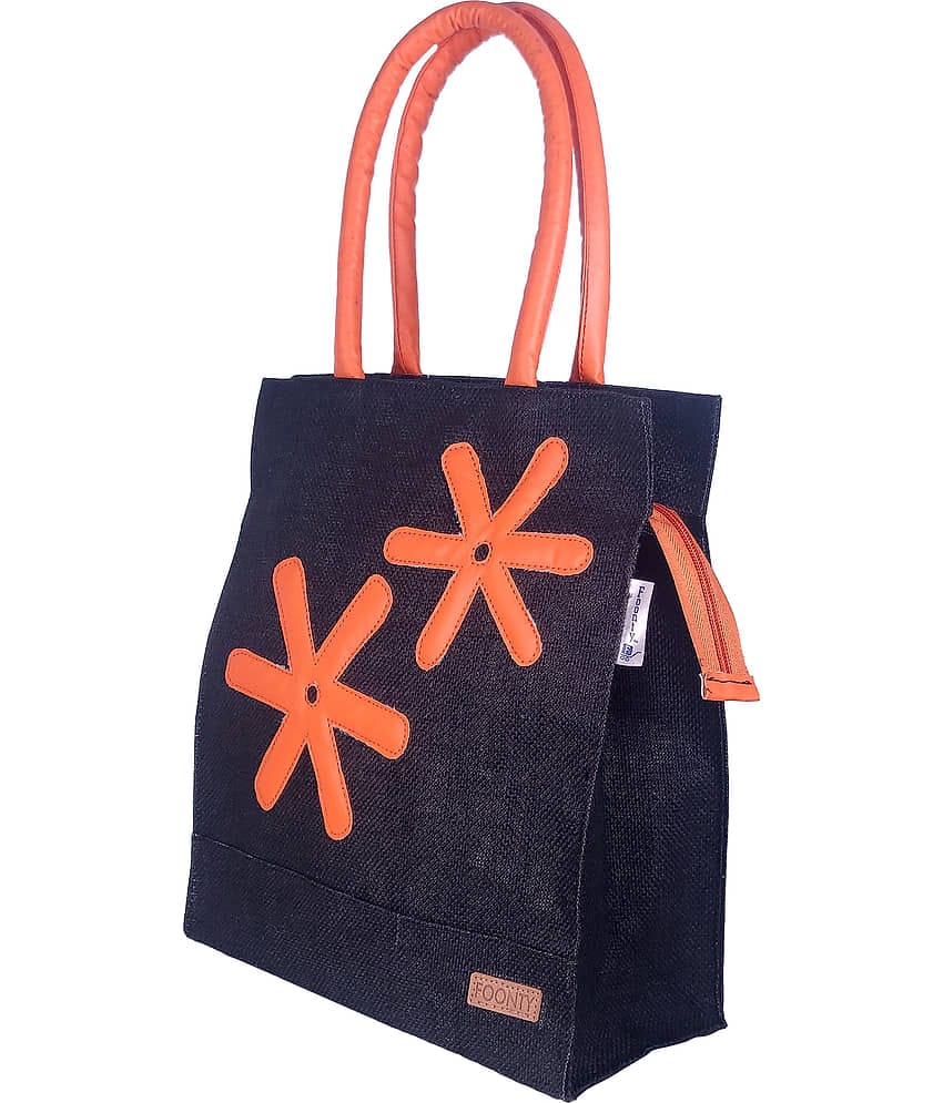 Foonty Black Lunch Bags - 1 Pc