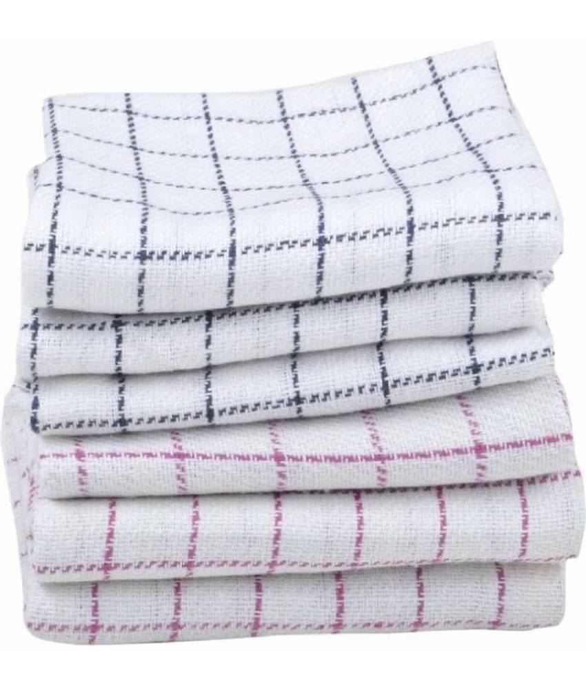 MAHALUXMI COLLECTION Set of 6 Cotton Napkin