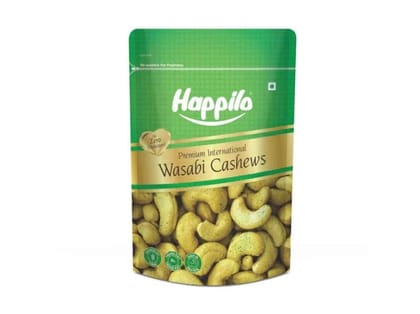 Happilo Premium International Wasabi Cashew 160g - Pack of 25