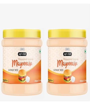 AGRI CLUB Thousand Island Mayonnaise Sauce 400 g Pack of 2