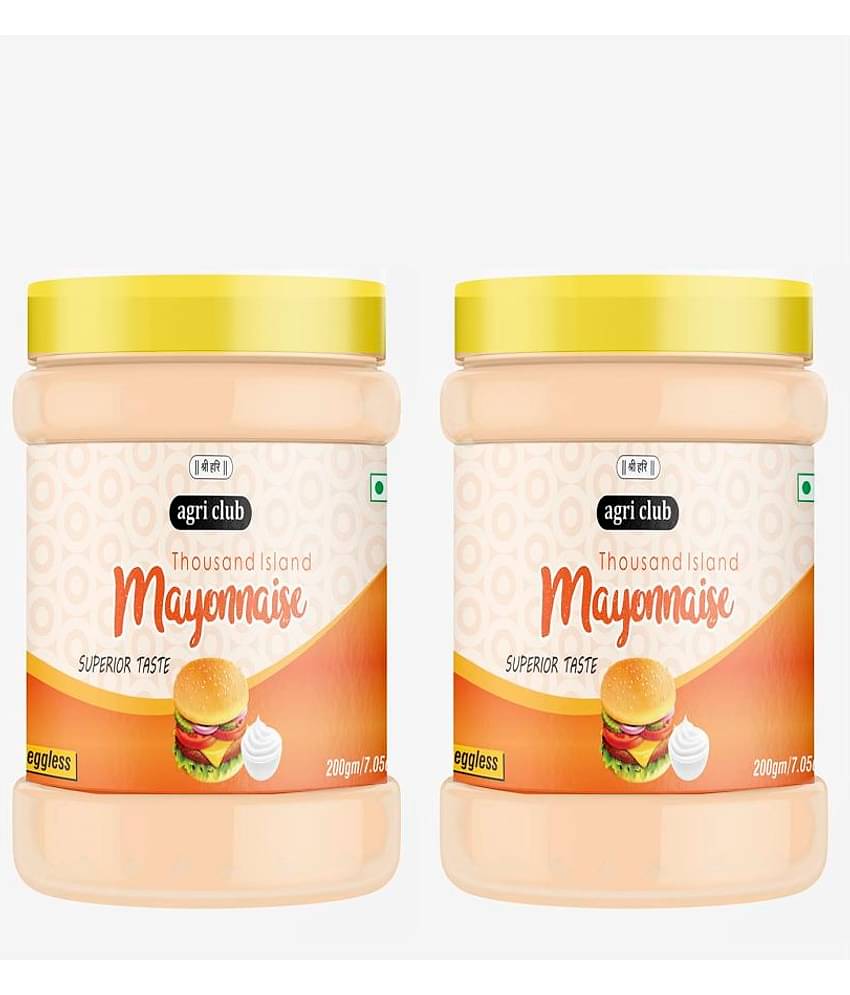 AGRI CLUB Thousand Island Mayonnaise Sauce 400 g Pack of 2