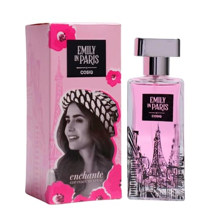 Cos-IQ Emily In Paris Enchante Eau de Parfum (EDP) Perfume | Long-Lasting Fragrance | Floral Woody Musk | for Women, 100ml Cos-IQ Emily In Paris Enchante Eau de Parfum (EDP) Perfume | Long-Lasting Fragrance | Floral Woody Musk | for Women, 100ml - 100 ml