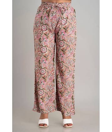 MAUKA - Multicolor Rayon Straight Women's Palazzos ( Pack of 1 )