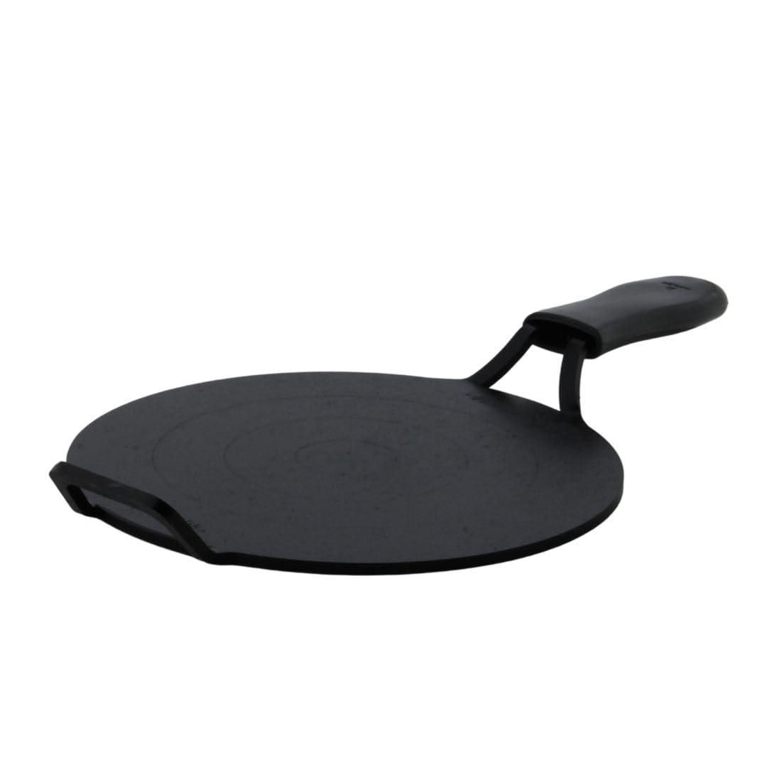 TRILONIUM Triple Seasoned Iron Dhruva Tawa 30cms, 2.9 kgs