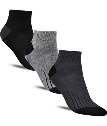 Dollar - Cotton Men's Solid Multicolor Ankle Length Socks ( Pack of 3 )