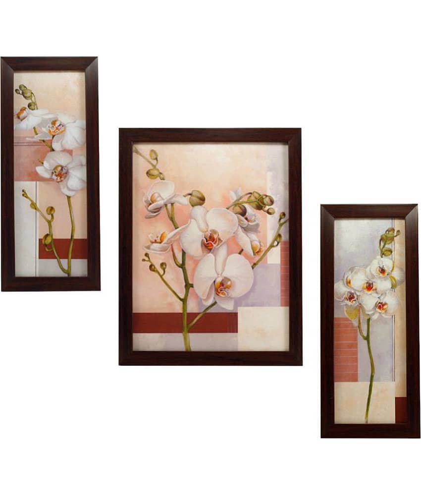 Indianara - Floral Painting With Frame