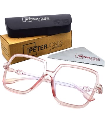 Women's Blue Cut & Anti-glare Computer Glasses | For Computer Mobile TV | Eye Protection | Zero Power | Brand - Peter Jones