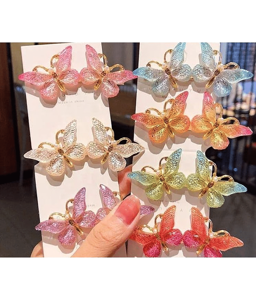 La Belleza Multi Women's Hair Clip ( Pack of 5 )