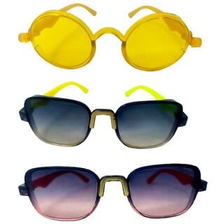 FOREVER 99 Kids Boy and Girls sunglasses U V protected combo pack of 3 Fit age 2-10 year