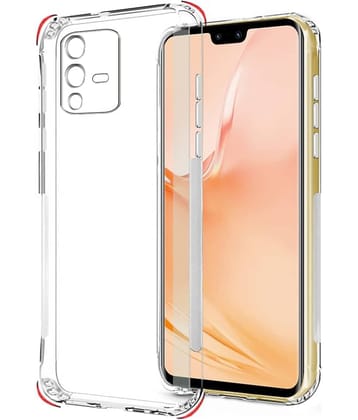 Case Vault Covers - Transparent Silicon Silicon Soft cases Compatible For VIVO V23 PRO ( Pack of 1 )