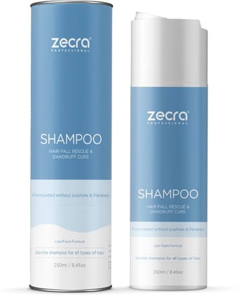 Zecra Unisex hair shampoo gives you shinier hair, and it works for all hair (8.45 oz).  (250 ml)