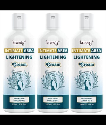 KURAIY Skin Whitening Cream For Clear Glowing Skin & Tan removal For Women & Men Pack Of 3