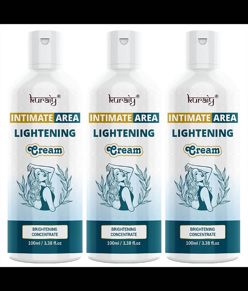 KURAIY Skin Whitening Cream For Clear Glowing Skin & Tan removal For Women & Men Pack Of 3
