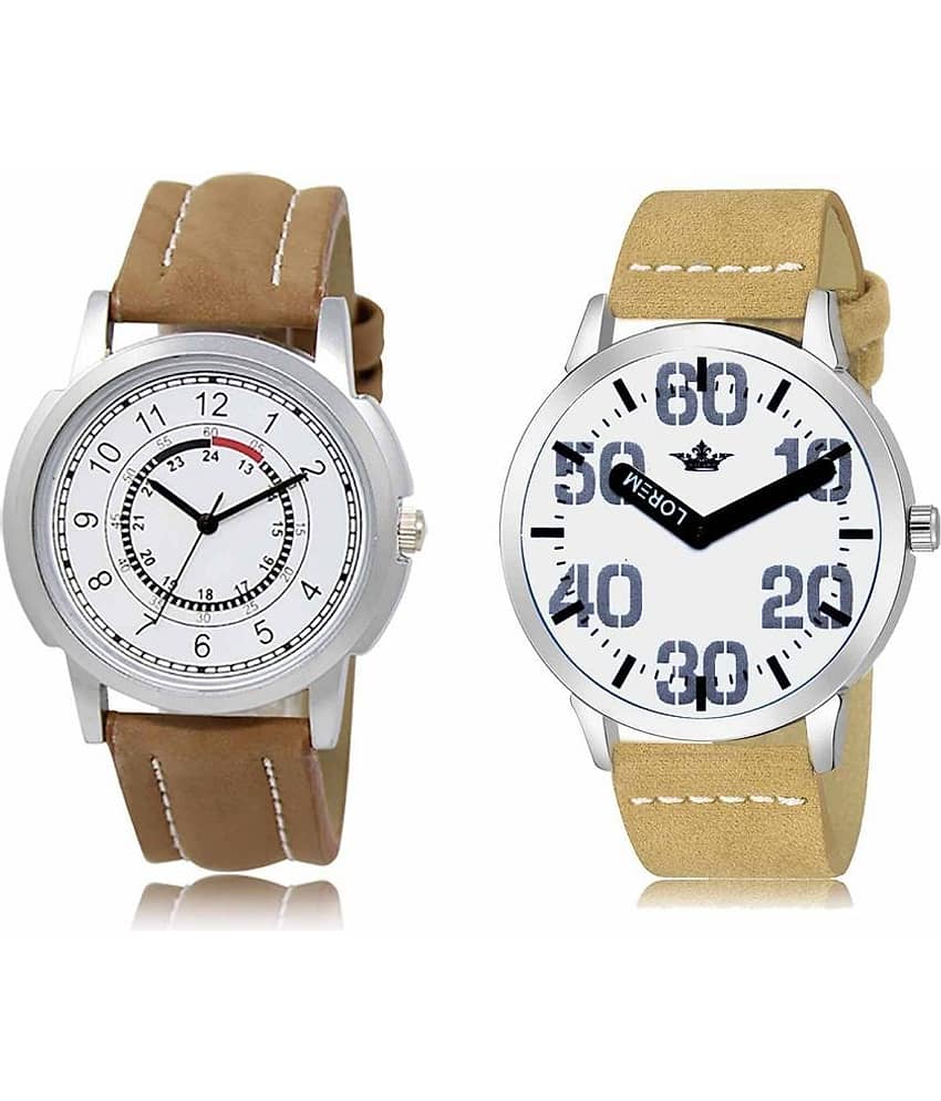 Lorem - Analog Watch Watches Combo For Men and Boys ( Pack of 2 )