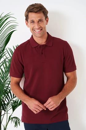 Classic Polo in Maroon-3XL
