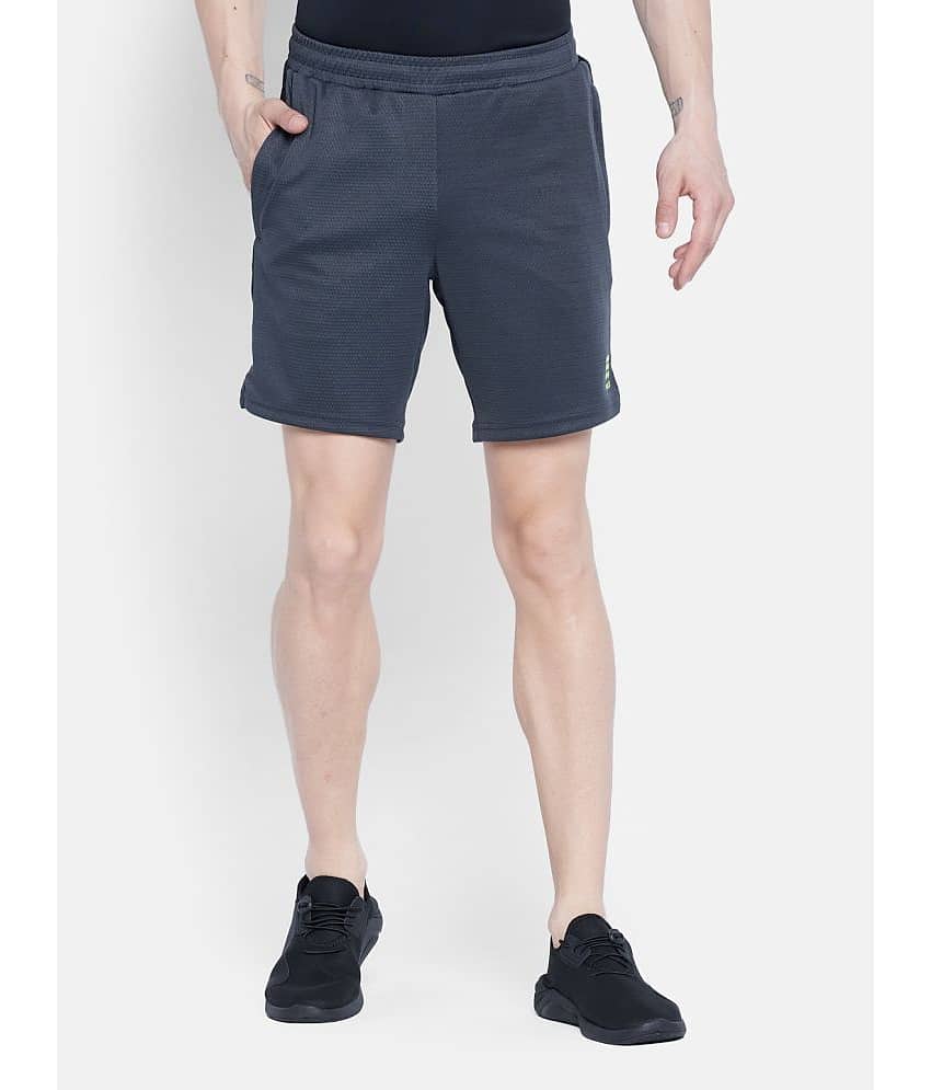 Rock.it - Grey Polyester Men's Gym Shorts ( Pack of 1 )