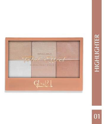 Glam21 Total Effect Highlight Palette Get Multidimensional Glow With Silky Texture 40gm Shade-01