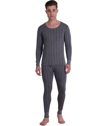TT Cotton Blend Men's Thermal Sets ( Dark grey )