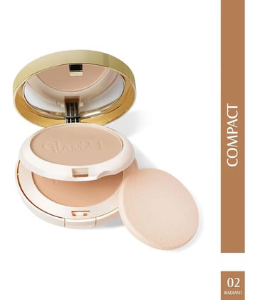Glam21 Match Perfection Multi-Mineral 2-in-1 Compact Powder Oil Free Texture 20gm Radient-02