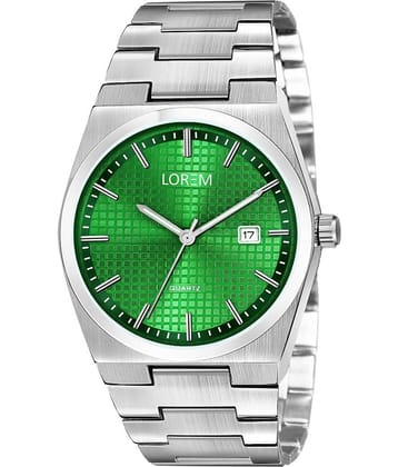Lorem Silver Stainless Steel Analog Men's Watch