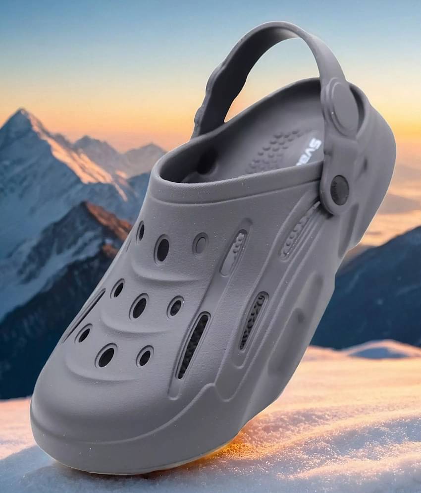 Svaar - Grey Melange Men's Clogs