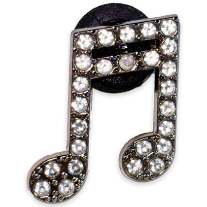 Music Symbol Metal Shoe Charm