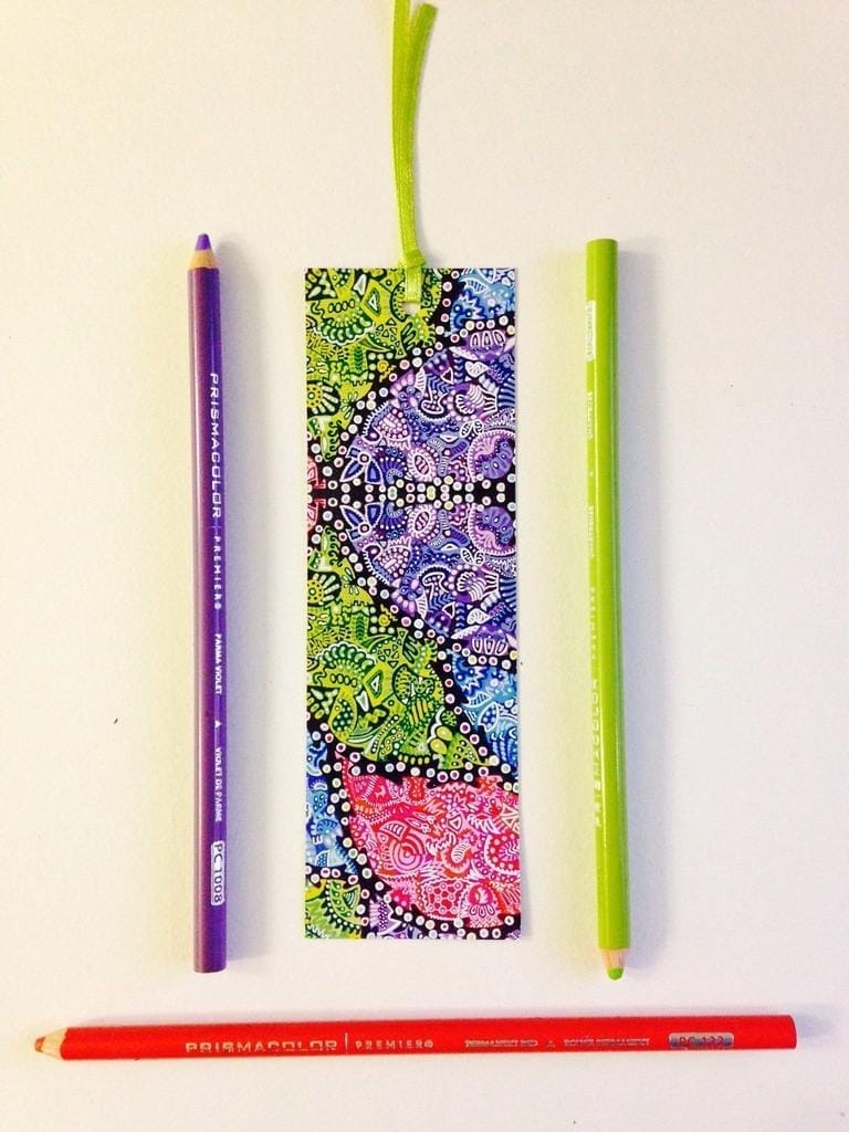 Vibgyorise Bookmarks - 'Berries-n-Lime' - Stationery | Buy online on ZillyBuy