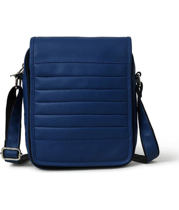 MATRICE - Blue Solid Messenger Bag