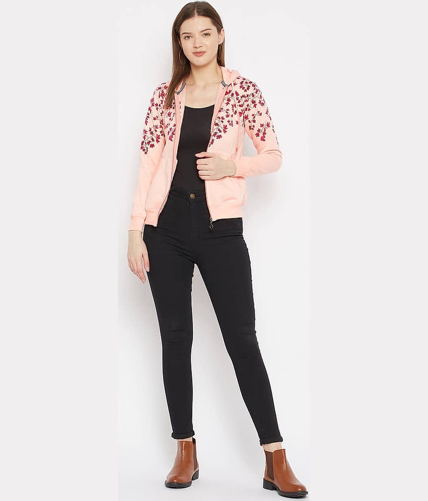 First Krush Fleece Peach Hooded Sweatshirt