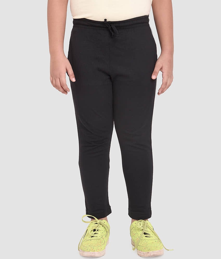 Neo Garments Pack of 1 Boys Cotton Trackpant ( Black )