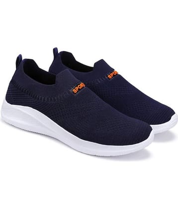 PENNEN Sports Walking Stylish Navy Men's Slip-on Shoes