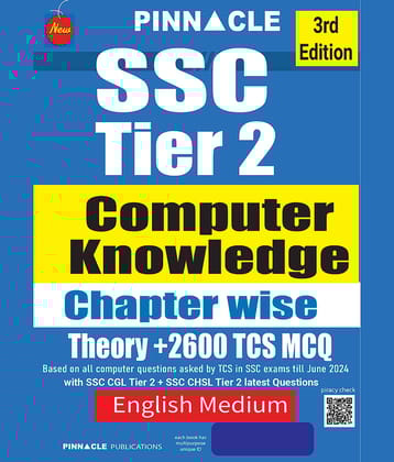 SSC Tier 2 Computer Knowledge chapter wise Theory +2600 TCS MCQ | 3rd edition | English medium