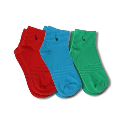 Thela Gaadi TG Basic Solid Socks (Pack of 3 Pairs)