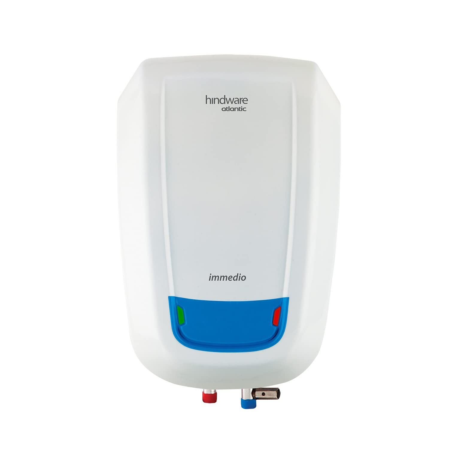 Hindware Smart Appliances Immedio Blue 5L Instant Water Geyser | Stainless Steel Tank | I-Thermostat Feature & Pressure Release Valve (White & Blue) Hindware Smart Appliances Immedio Blue 5L Instant Water Geyser | Stainless Steel Tank | I-Thermostat Feat