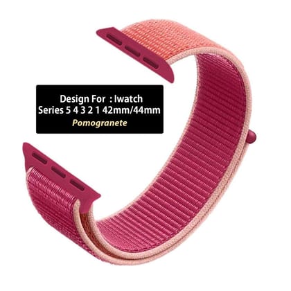 NIYO TOYS Apple Watch Sport Loop Straps - Colorful Variants-Pomogranete