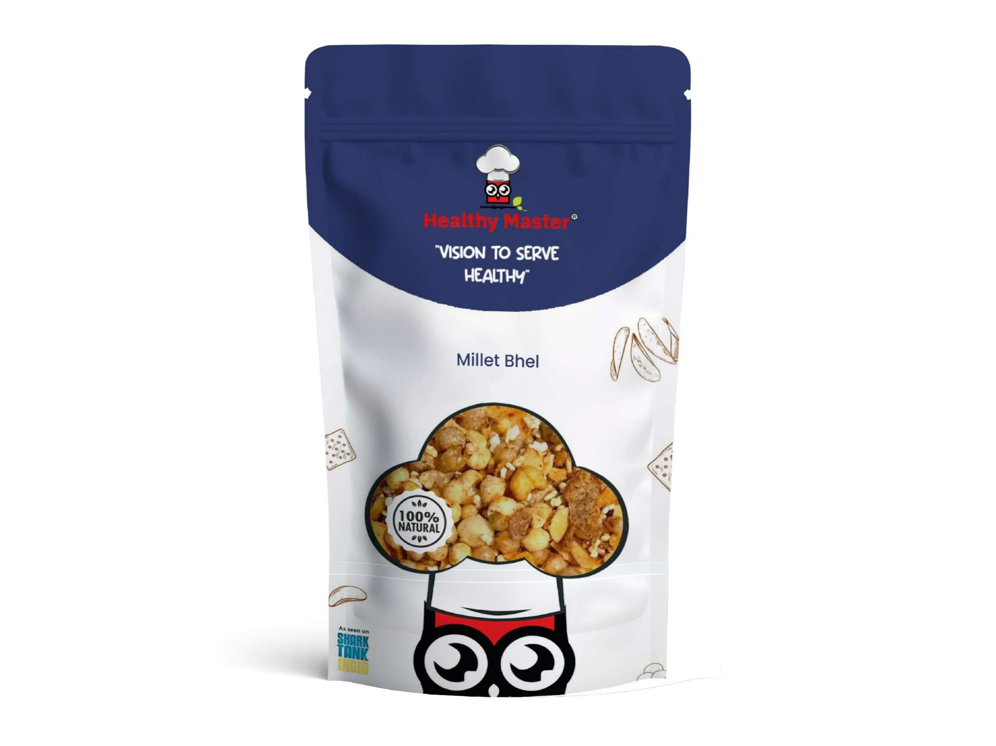 Healthy Master Millet Bhel - Made from Jowar, Bajra, Chana  - 150 Gram