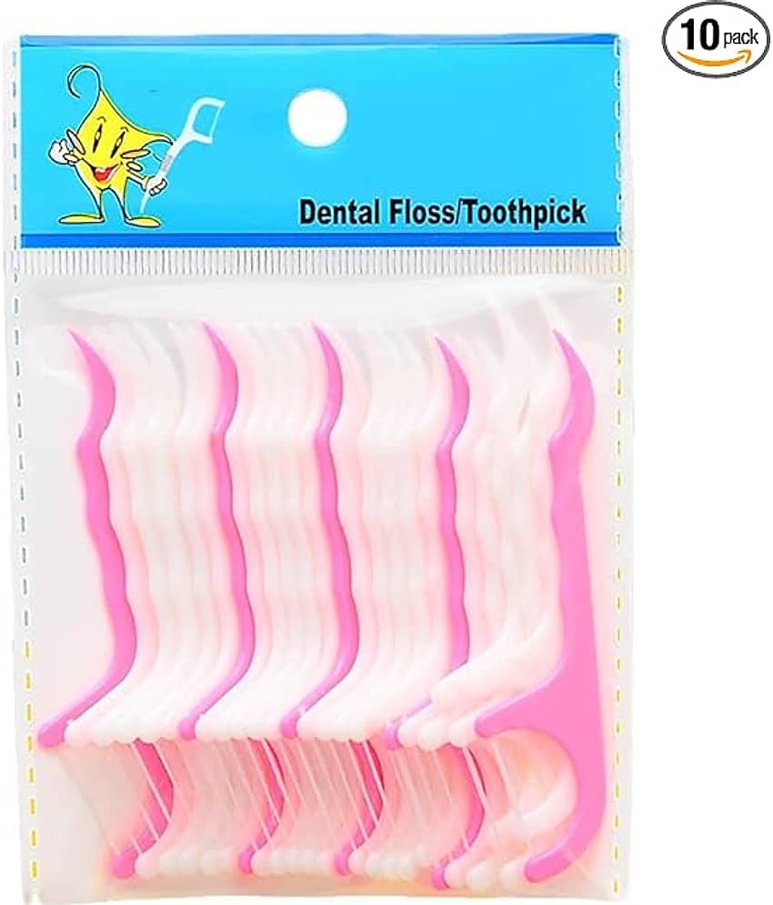 Dust N Shine Oral Care Dental Floss Toothpick Sticks