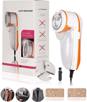 Nova Lint Remover | Fabric Shaver with 6-Leaf Blades | Sweater & Clothing Defuzzer for Couch, Furniture & Upholstery