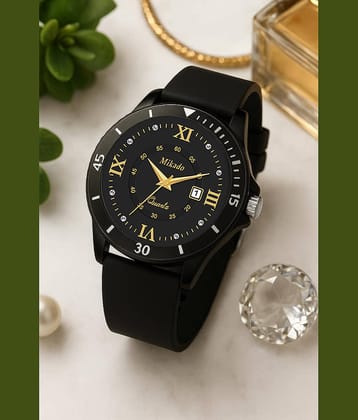 Mikado Black Silicon Analog Men's Watch
