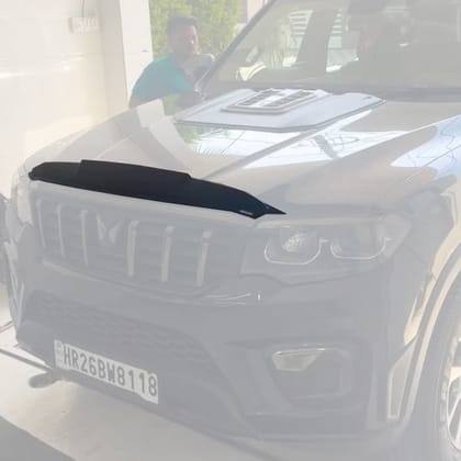 Bug Deflector for Mahindra Scorpio N-Midnight Black