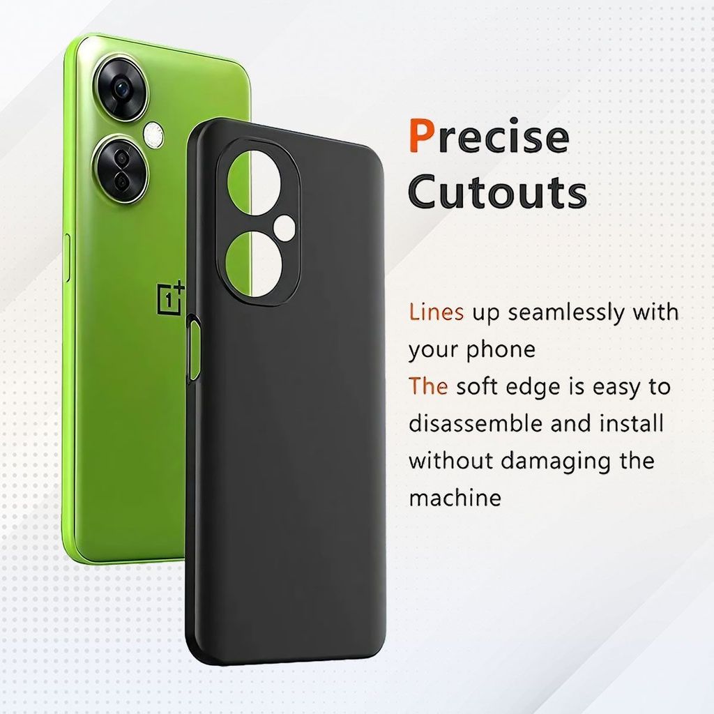 LIRAMARK Liquid Silicone Soft Back Cover Case for OnePlus Nord CE 3 Lite 5G / 1+Nord CE 3 Lite 5G