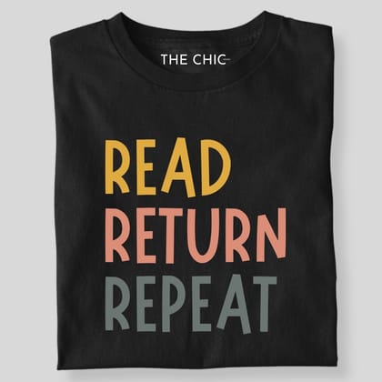 READ RETURN REPEAT-Black / S