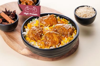 Lucknowi Chicken Biryani Bowl (Protein - 23g)